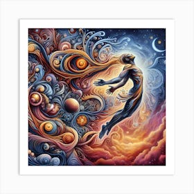 Psychedelic Painting 22 Art Print