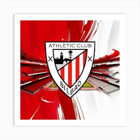 Athletic Club Bilbao Logo Wall Art 19 Art Print