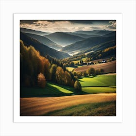 Autumn Landscape 14 Art Print