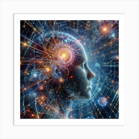 Human Brain 1 Art Print