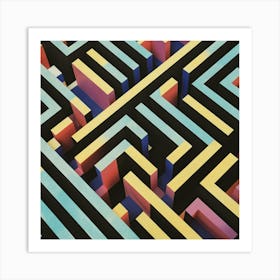 Maze 2 Art Print