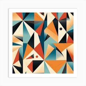 Abstract Geometric Pattern 54 Art Print