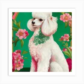 Poodle Painting Art Print