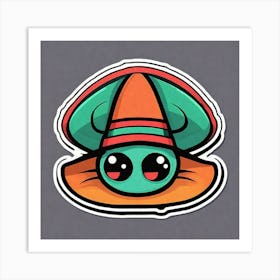 Hat Sticker Art Print