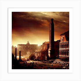 The Ancients Cities Art Print