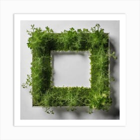 Moss Frame 2 Art Print