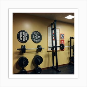 Gym Room Art Print