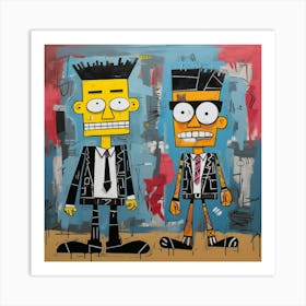 Bert and Earnie 1 Art Print