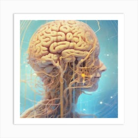 Human Brain 30 Art Print