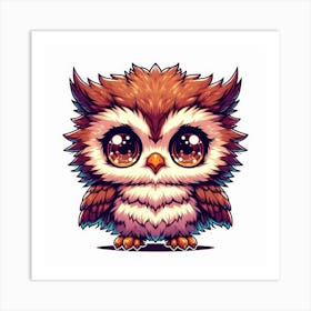 Cute Owl 3 Art Print