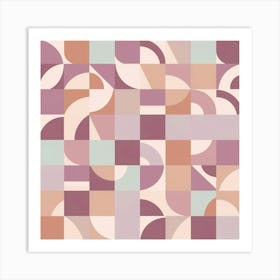 Abstract Geometric Pattern 51 Art Print