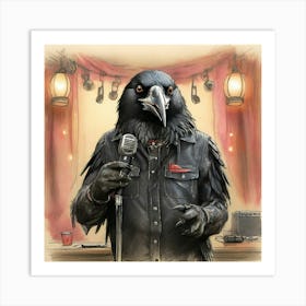 Crow! 4 Art Print