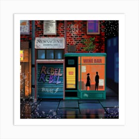 Street Scene Art Print