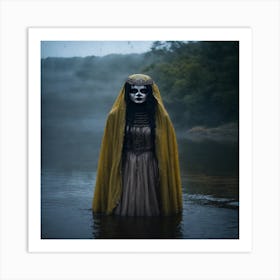 Witch In The Water Art Print