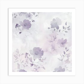 Lilac Flowers 3 Art Print