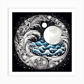 Yin And Yang 16 Art Print