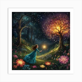 Fairytale Forest 1 Art Print