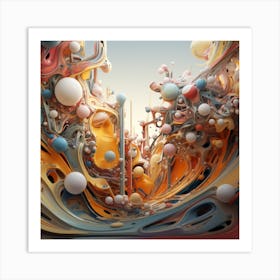 Abstract 3d Art 1 Art Print