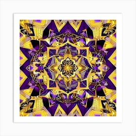 Purple Mandala Art Print