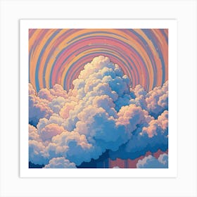 Clouds In The Sky Art Print