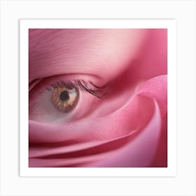 Close Up Of A Woman'S Eye 7 Art Print