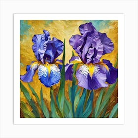 Blue Iris 1 Art Print