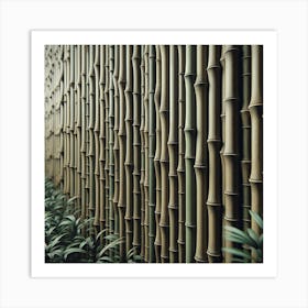 Bamboo Wall Art Print