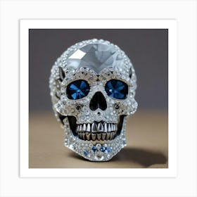 1000013726 Diamond skeleton Art Print