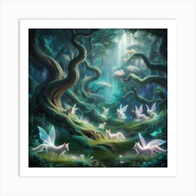 Fairy Forest 1 Art Print