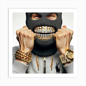 Gold Gangster Art Print