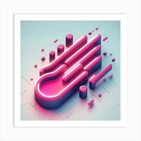 Neon Sign 22 Art Print