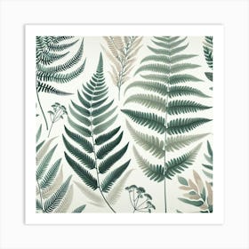 Ferns 23 Art Print