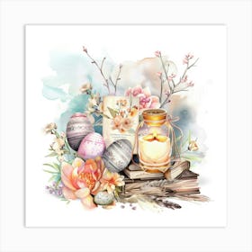 Easter Card Art Print