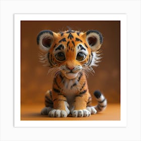 Tiger Cub 11 Art Print