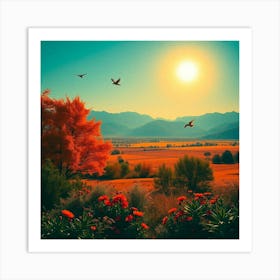 Autumn Landscape 2 Art Print