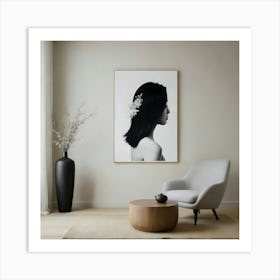 Portrait Of A Woman 2 Art Print