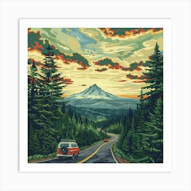 Vw Road Trip Art Print