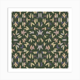 Abstract Floral Pattern Art Print