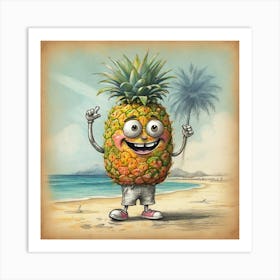 Pineapple 3 Art Print