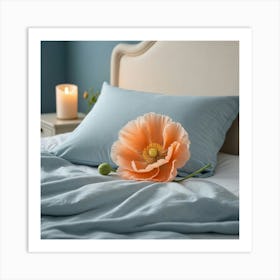 Flower On A Bed 3 Art Print