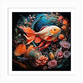 Goldfish 2 Art Print