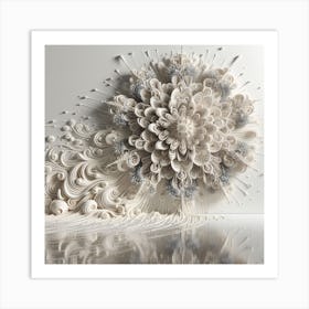 Paper Flower Art Print