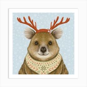 Rory Reindeer Art Print