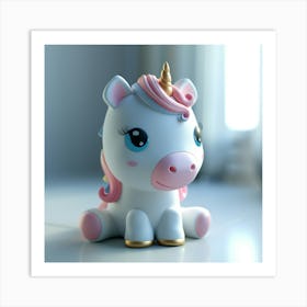 Unicorn Night Light Art Print