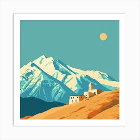 Mountain Village Art Print