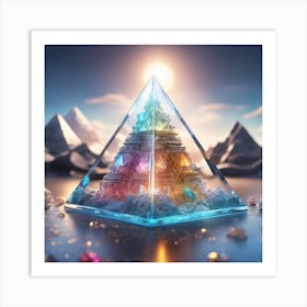 Pyramid Of Giza Art Print