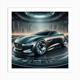 Jaguar I-Type Concept 1 Art Print