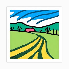 Road To The Farm Art Print