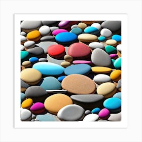 Pebbles Art Print