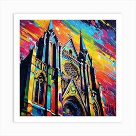 Rainbow Cathedral 1 Art Print